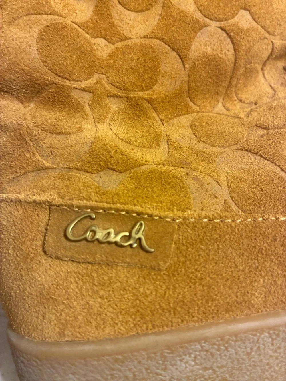 Coach Suede‎ Boot in Tan